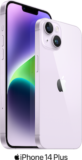 Apple iPhone 14 Plus 5G Dual SIM 128GB – 150GB Data, £65.00 Upfront
