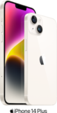 Apple iPhone 14 Plus 5G Dual SIM 128GB – 150GB Data, £65.00 Upfront