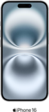 Apple iPhone 16 Dual SIM 128GB – 150GB Data, £30.00 Upfront