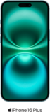 Apple iPhone 16 Plus Dual SIM 128GB – 150GB Data, £30.00 Upfront