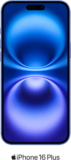 Apple iPhone 16 Plus Dual SIM 128GB – 150GB Data, £100.00 Upfront