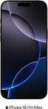 Apple iPhone 16 Pro Max Dual SIM 512GB – 150GB Data, £30.00 Upfront